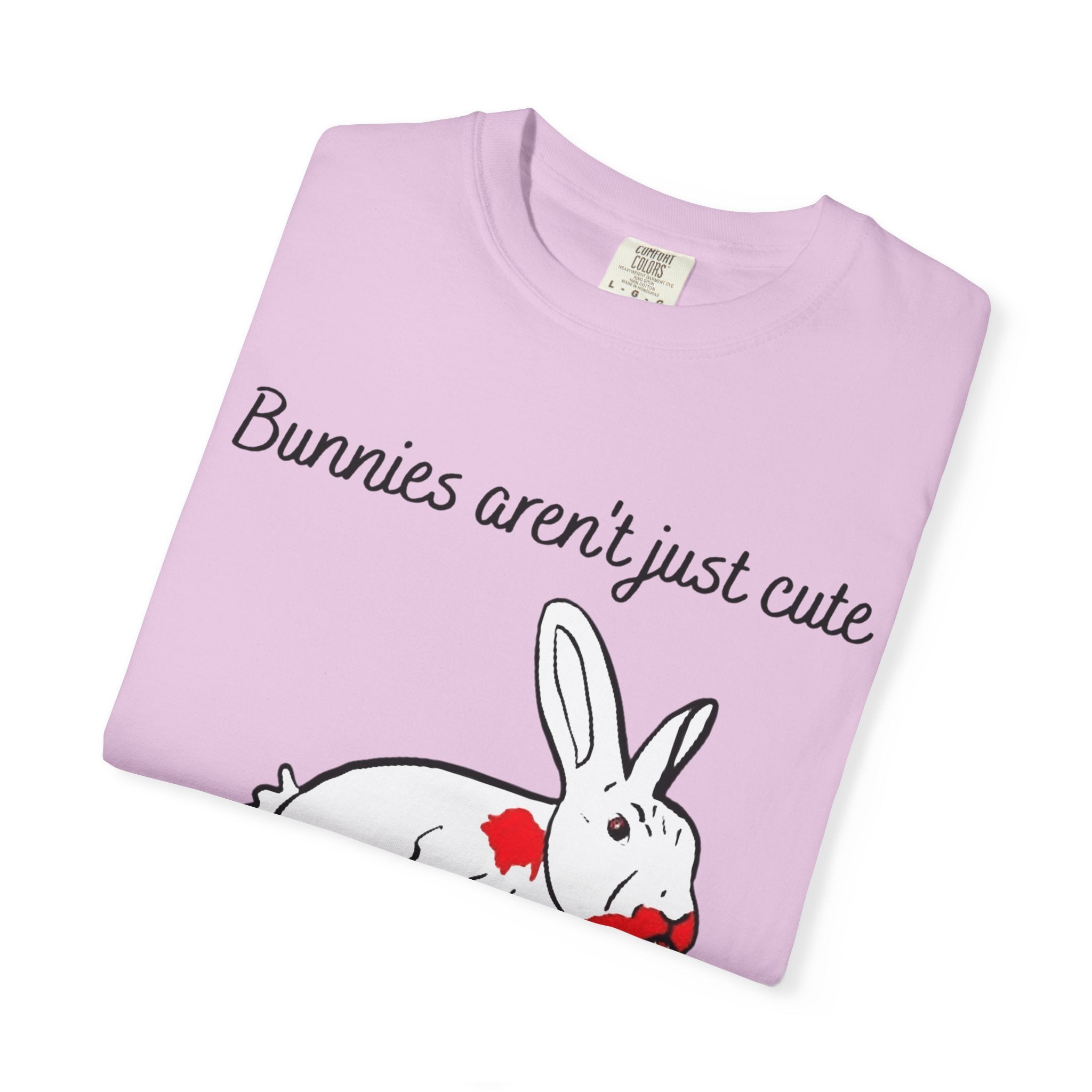 Bloody Bunny T-Shirt | Killer Rabbit Parody Gothic Dark Humor Gift