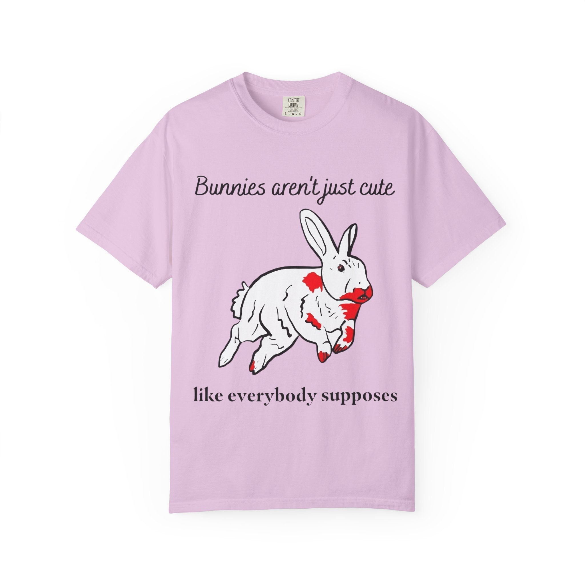 Bloody Bunny T-Shirt | Killer Rabbit Parody Gothic Dark Humor Gift