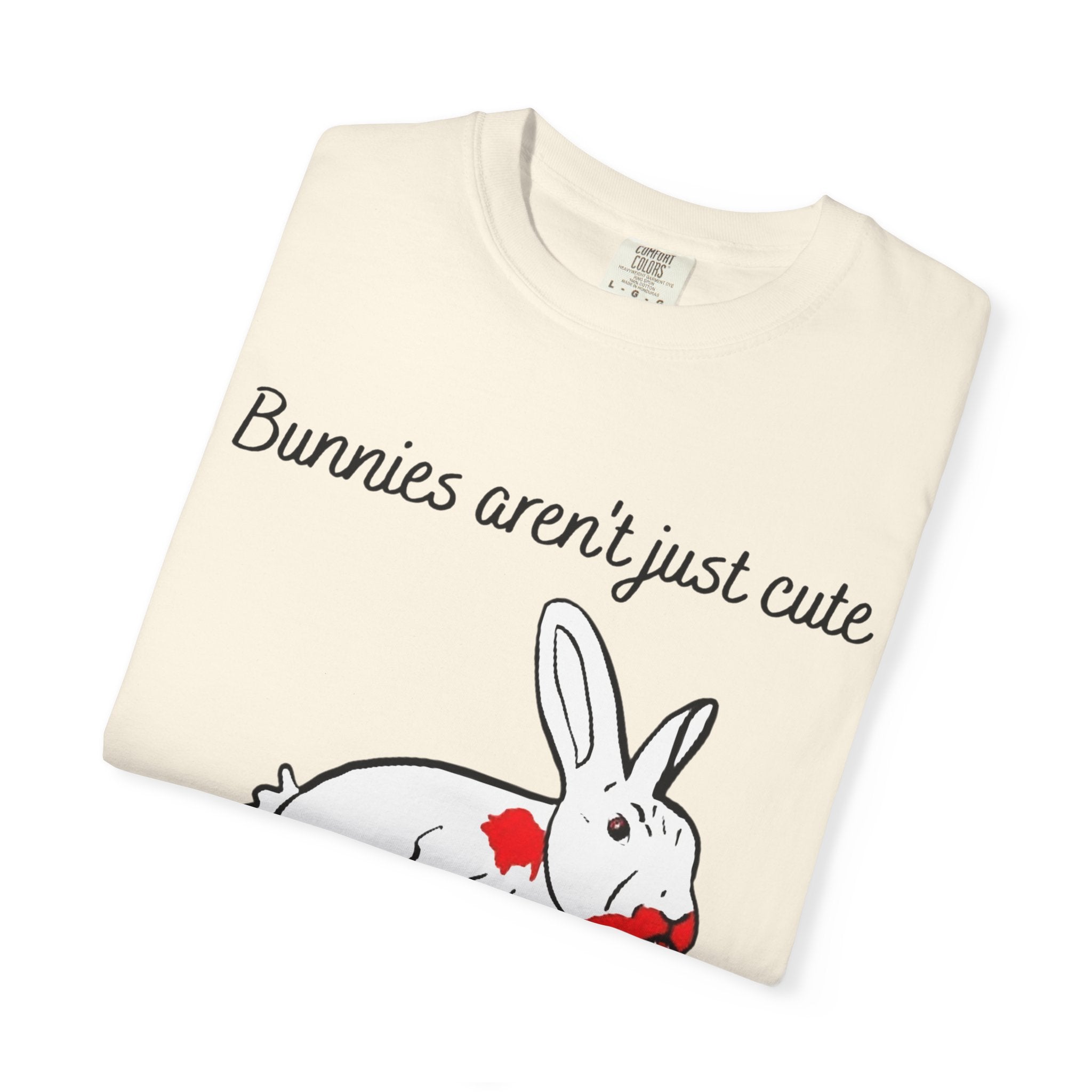 Bloody Bunny T-Shirt | Killer Rabbit Parody Gothic Dark Humor Gift