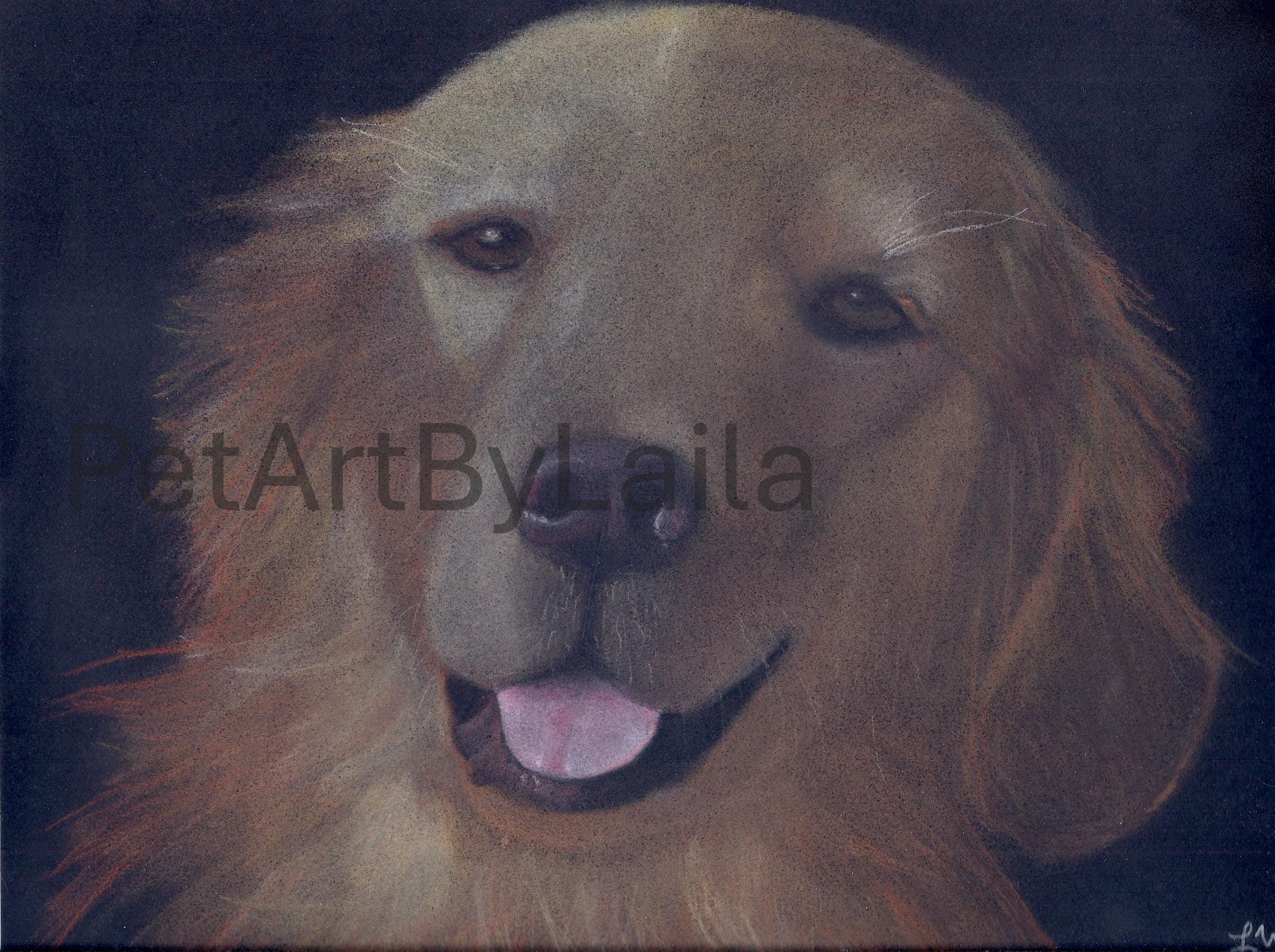 Custom pet portrait | cat dog any pet | painting | personalized | hand-made