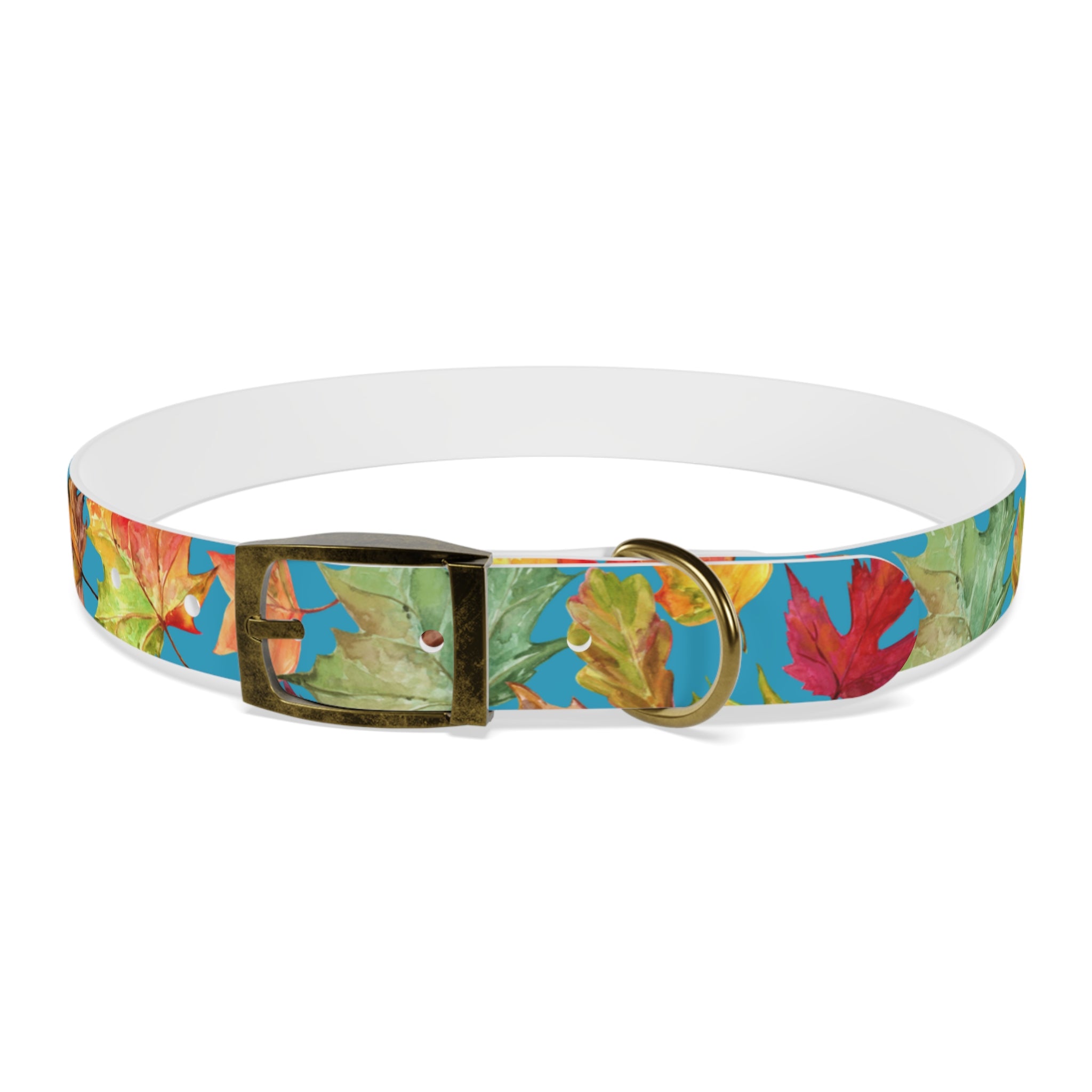 Vibrant Autumn Dog Collar | Fall Pet Accessory, Seasonal Dog Gear, Cute Dog Collars, Leaf Design, Colorful Pet Fashion