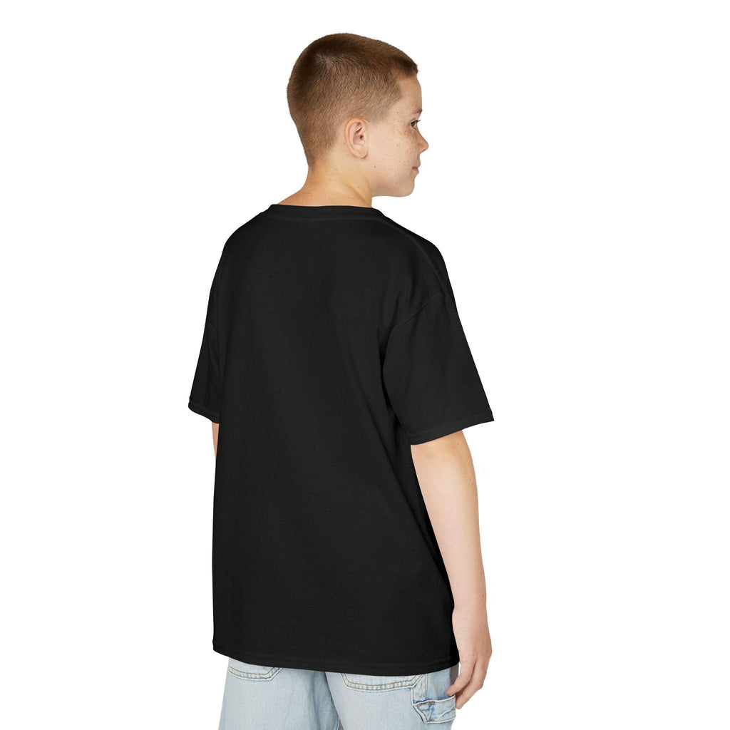 Kids Halloween Tee with Black Cat "Trick or Treat" Design for Spooky Fun
