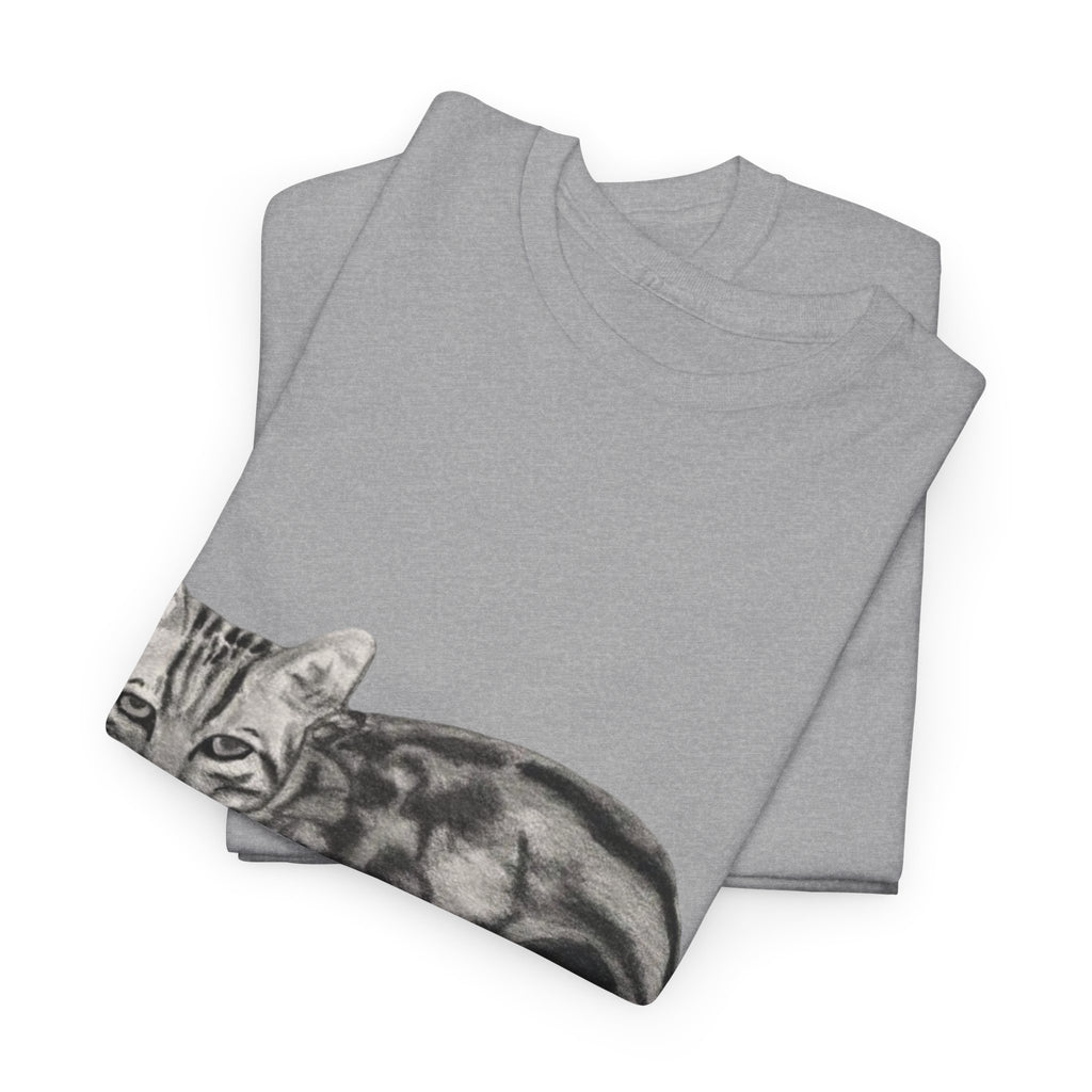 Bengal Cat Graphic Tee, Animal Lover T-Shirt