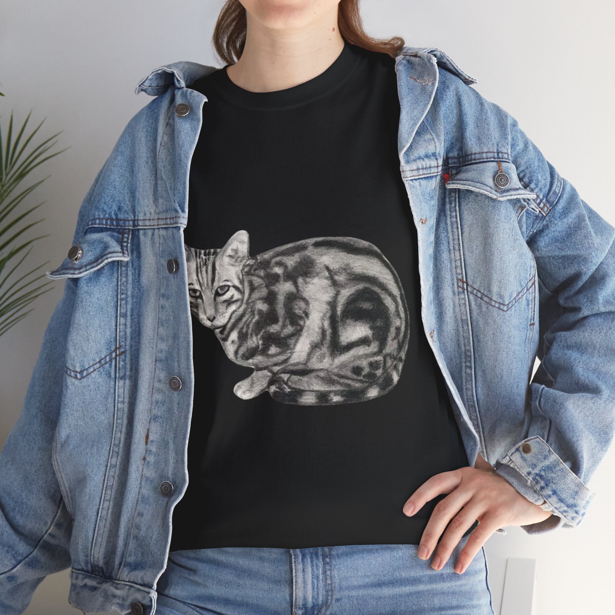 Bengal Cat Graphic Tee, Animal Lover T-Shirt