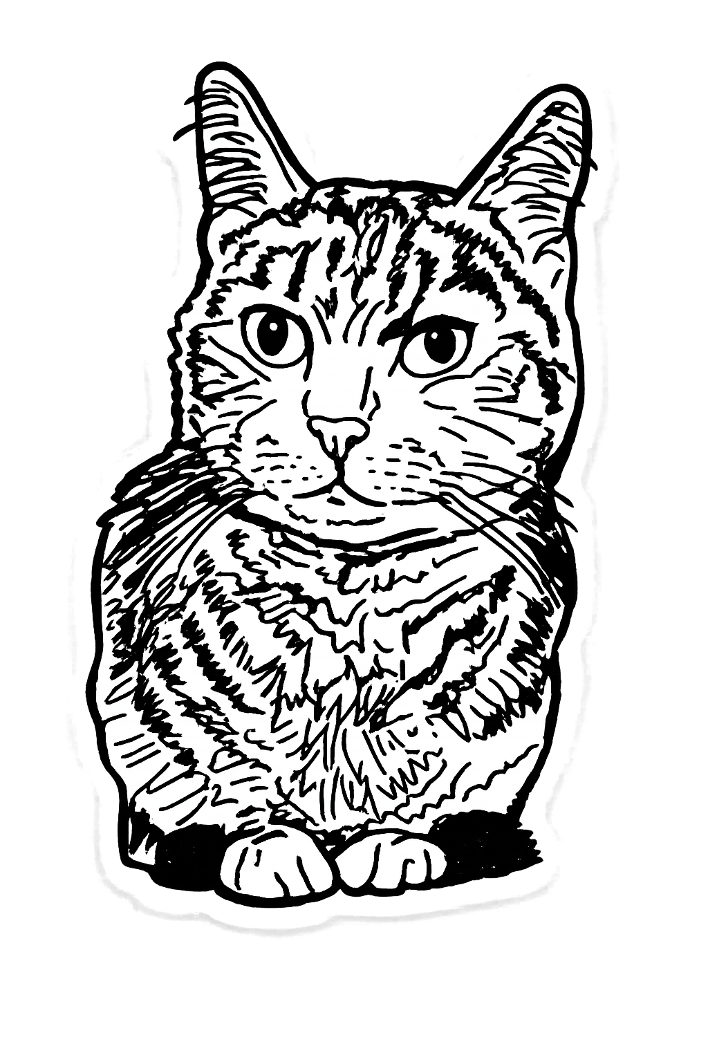 Custom Pet Drawing Magnet