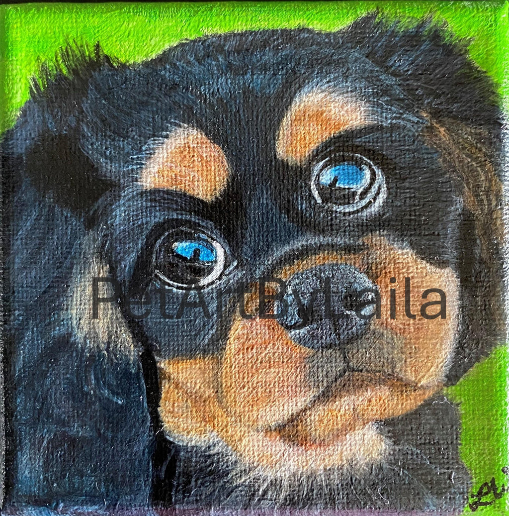 Custom pet portrait | cat dog any pet | painting | personalized | hand-made